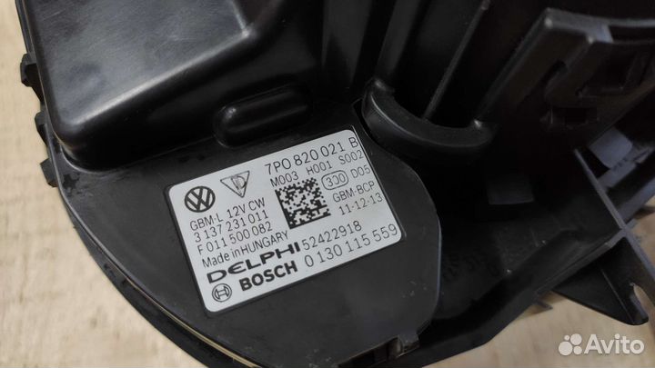 Вентилятор печки отопителя volkswagen Touareg II