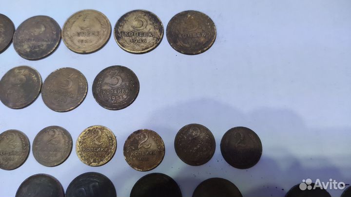 Лот ранних советских монет