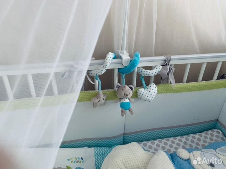 Игрушка-спиралька в кроватку/коляску Мишка Tony