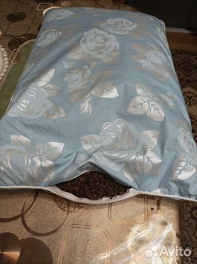 Массажная подушка для шеи с гречишной лузгой