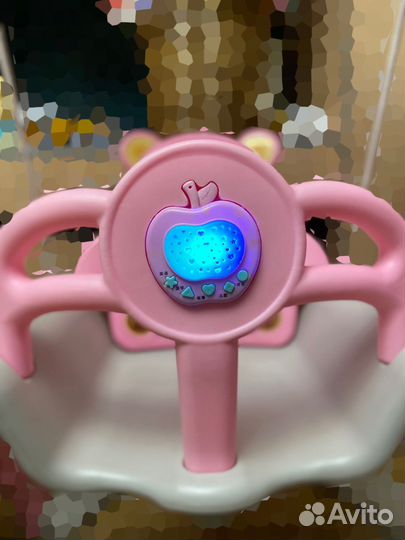 Детский игровой комплекс горка+качель+корзина