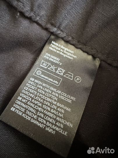 Брюки лён HM