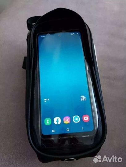 Сумка для велосипеда на раму, водонепроницаемая