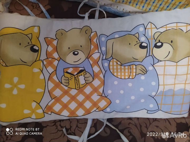 Бортики в детскую кроватку