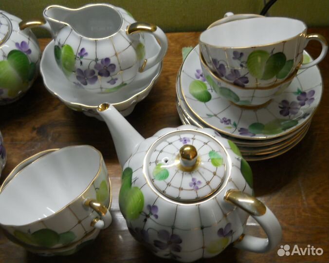Чайный сервиз «Лесная Фиалка», лфз - 24 предмета