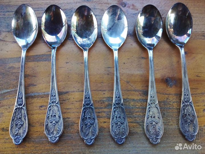 Ложки чайные и столовые мельхиоровые