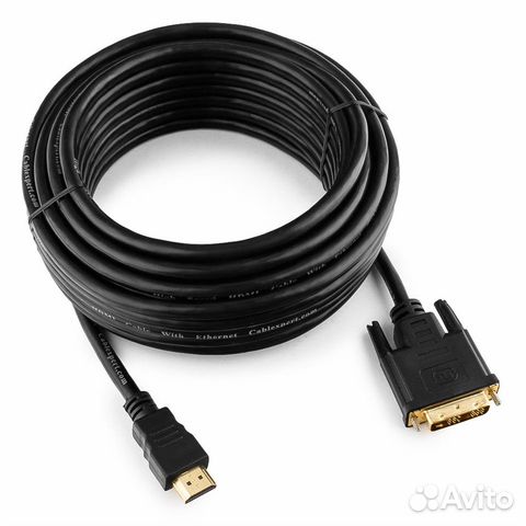 Кабель hdmi-DVI 10 метров