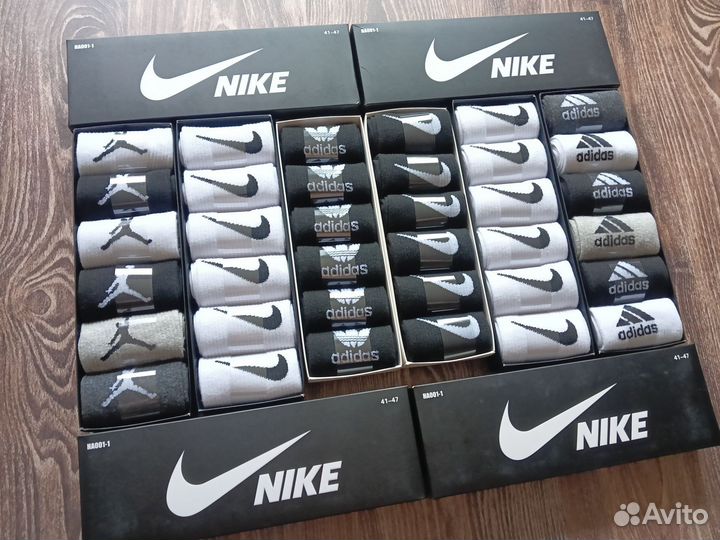 Носки Nike Adidas Reebok Puma