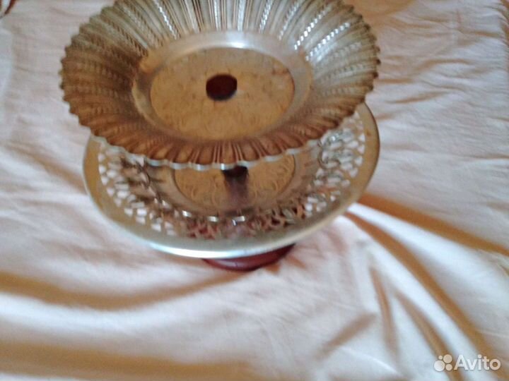 Ваза для фруктов на ножке СССР