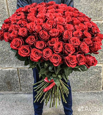 Букеты красных Роз