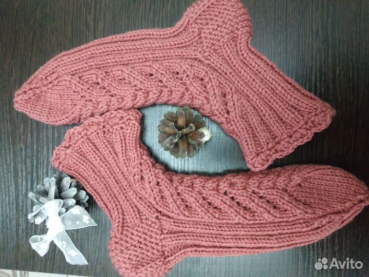 Вязанные носки