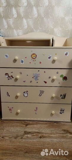 Детский комод с пеленальным столиком