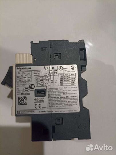 Автоматический выключатель schneider electric