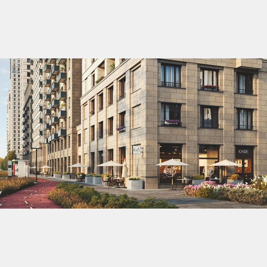 2-к. квартира, 64,4 м², 10/16 эт.