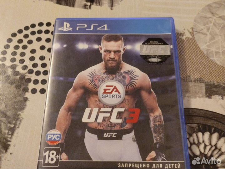 Диск на ps 4 UFC 3