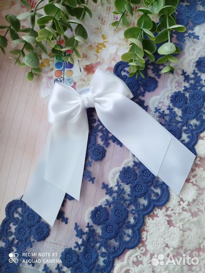 Школьные бантики ручной работы