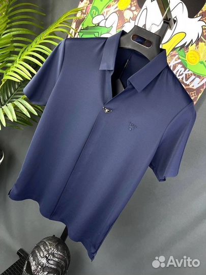 Футболка поло мужское prada