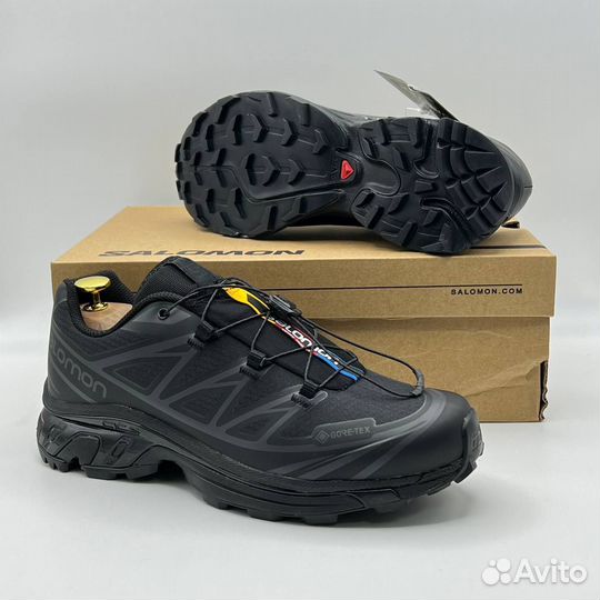 Кроссовки Salomon XT-6 Gore-tex (термо) черные