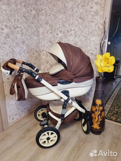 Шикарная коляска Riko Bruno Ecco 3 в 1