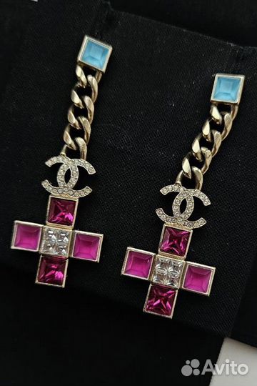 Серьги chanel оригинал