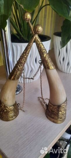 Рога натуральные СССР. Сувенирные