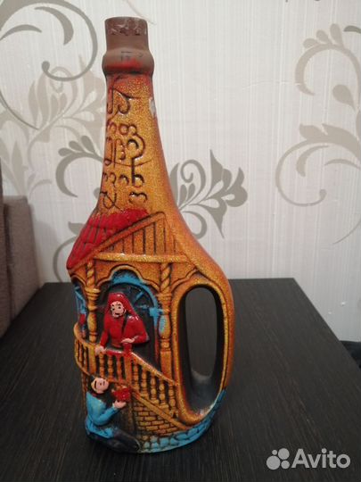 Бутылка коллекционная с пробкой