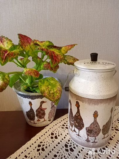 Бидон Декупаж