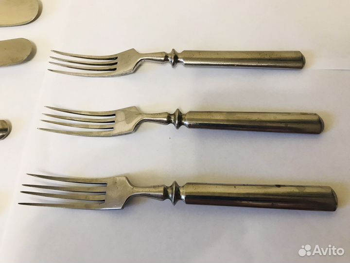 Антикварные ножи вилки Златоуст ранние Советы