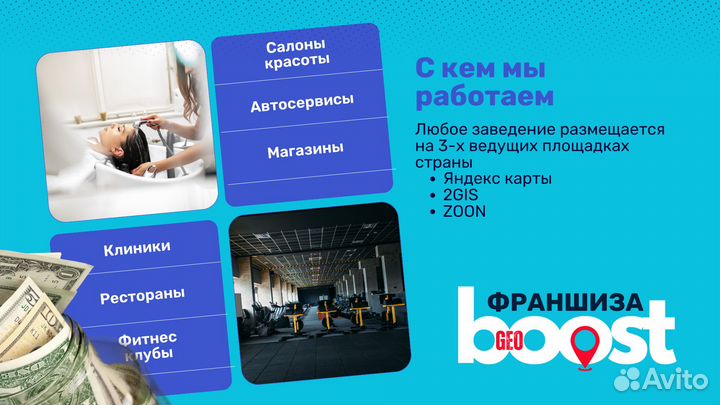 Франшиза GeoBoost - продвижение на геосервисах