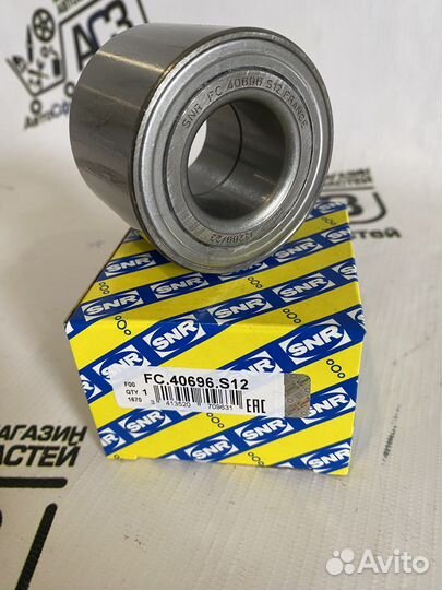 Подшипник задней ступицы SNR Ларгус Ниссан Логан