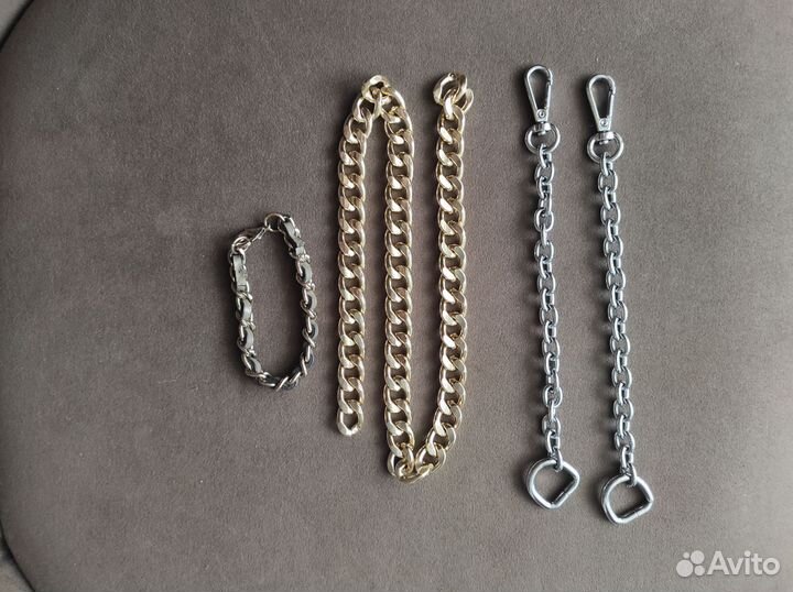 Цепь золотая металлическая фурнитура для сумок