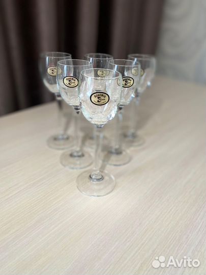 Фужеры бокалы богемия