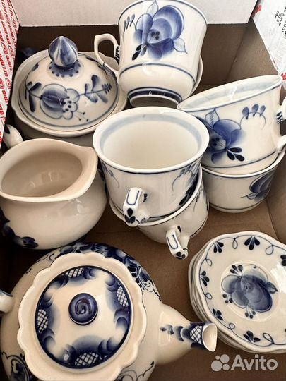 Чайный сервиз гжель