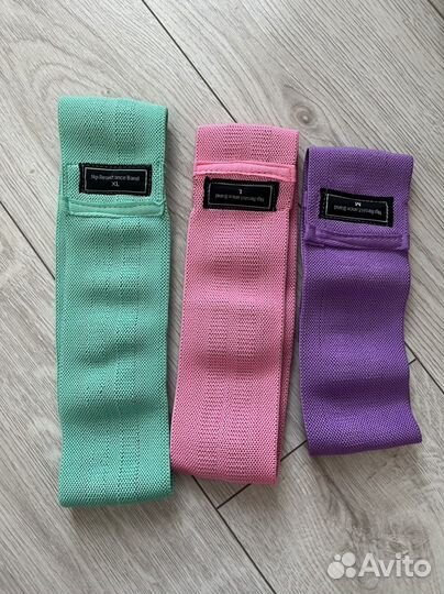 Фитнес резинки тканевые