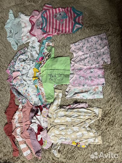 Детские вещи пакетом 50-56