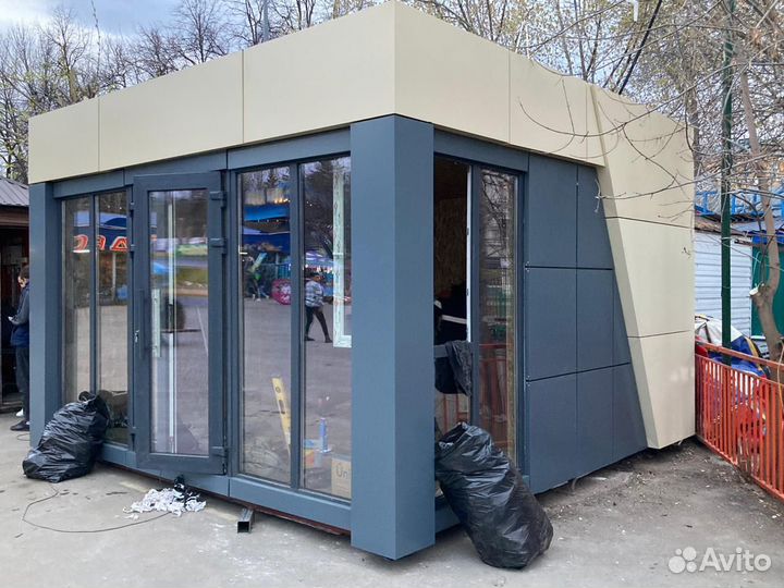 Модульные павильоны, дома
