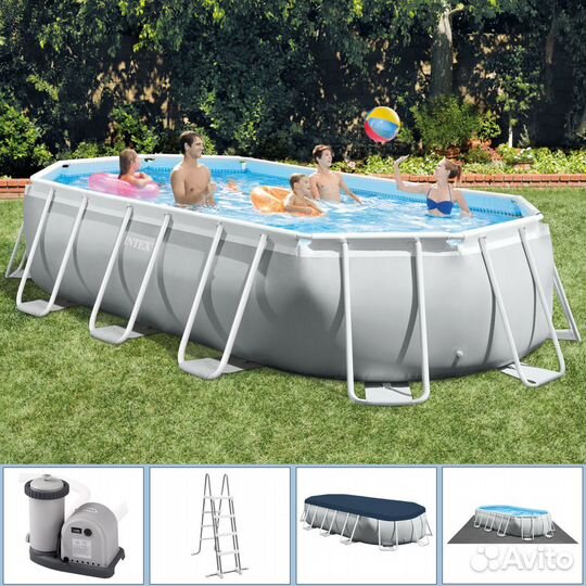 Каркасный бассейн 503х274х122 см intex 26796