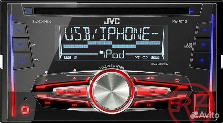 Автомагнитола 2DIN JVC KW-R910BTE