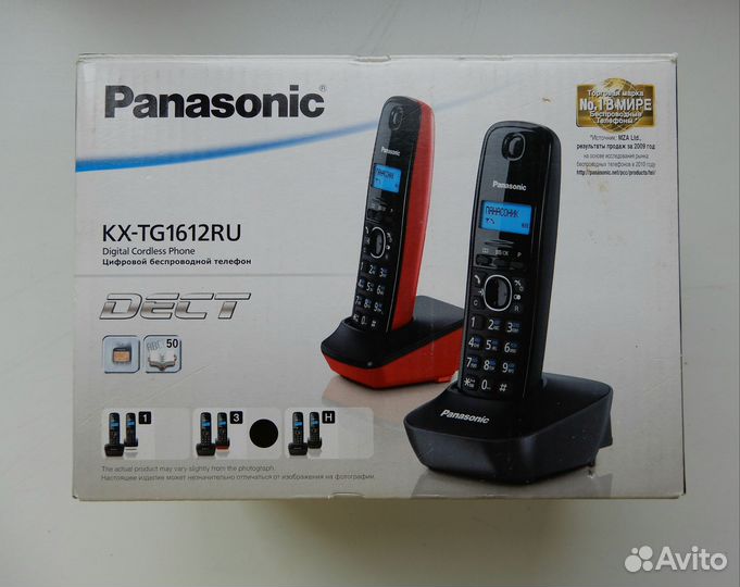 Беспроводной телефон Panasonic для дома и офиса