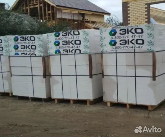 Блок из газобетона эко D500 B3,5 50x250x600