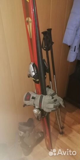 Горные лыжи с ботинками