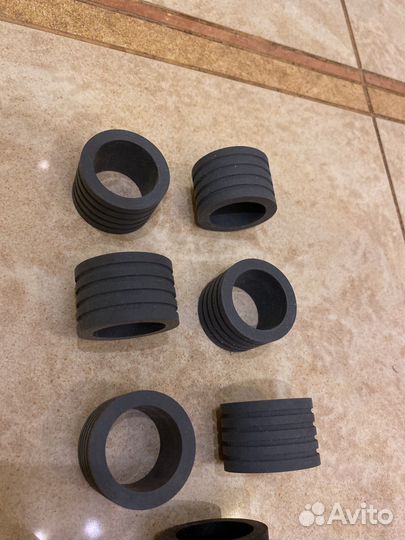 Комплект роликов резиновых шин