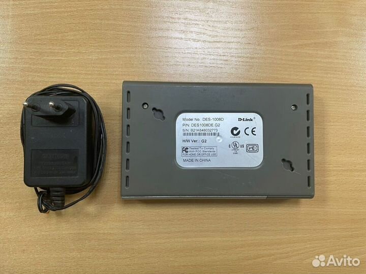 Коммутатор Switch D-Link DES-1008D