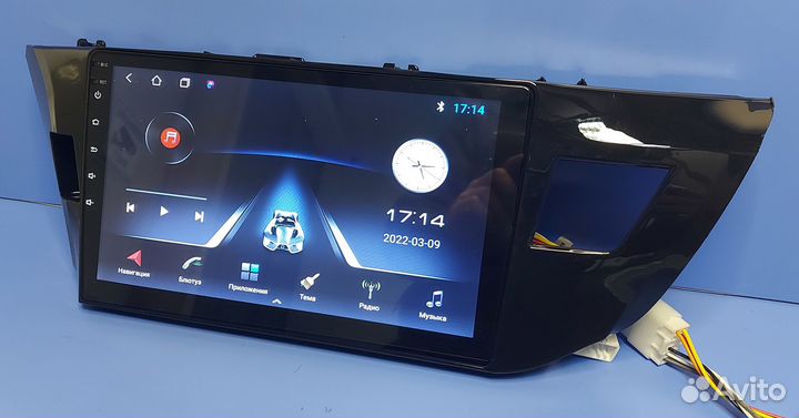 Магнитола android Toyota Corolla 2012-2016 10