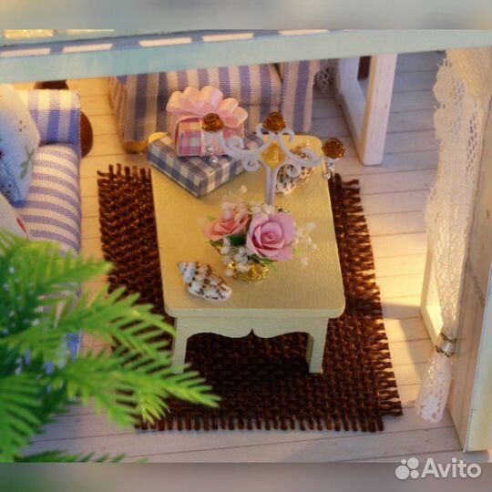 Интерьерный домик«Отдых на Мальдивах»,3этажа,новый