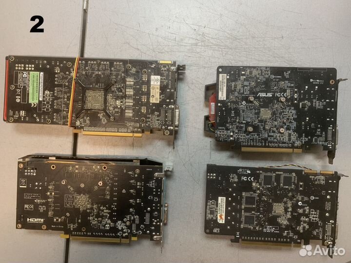 Нерабочие видеокарты