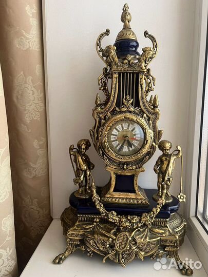 Часы настольные бронза