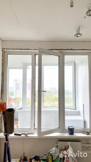 Окна пластиковые б/у