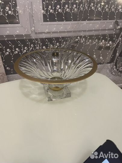 Ваза для фруктов богемия