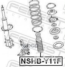 Пыльник-отбойник амортизатора перед прав/лев